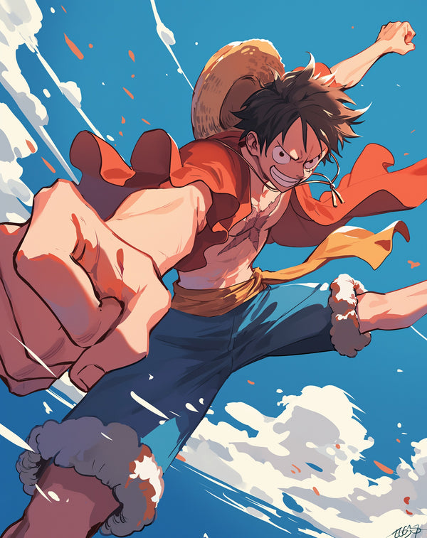 MONKEY D LUFFY FROM ONEPIECE METSTERR 10418